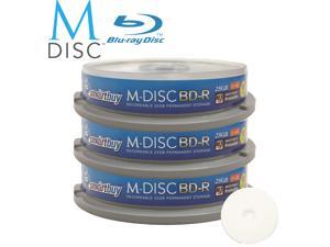 Smartbuy M-Disc BD-R 25GB 4X HD White Inkjet Printable Recordable Disc (30 Packs) Smartbuy M-Disc BD-R 25GB 4X HD White Inkjet Printable Recordable Disc (30 Packs)