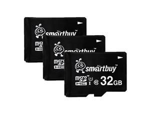 Smartbuy Micro SDHC Class 10 TF Flash Memory Card SD HC C10 Ultra U1 UHS-I HD Fast Speed for Camera Mobile Phone Tab GPS MP3 TV (32GB - 3 Packs) Smartbuy Micro SDHC Class 10 TF Flash Memory Card SD HC C10 Ultra U1 UHS-I HD Fast Speed for Camera Mobile Phone Tab GPS MP3 TV (32GB - 3 Packs)