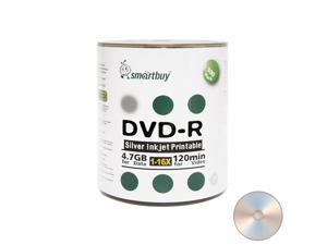 Smartbuy DVD-R 16X 4.7GB 120Min Silver Inkjet Hub Printable Music Video Data Recordable Disc (100 Packs) Smartbuy DVD-R 16X 4.7GB 120Min Silver Inkjet Hub Printable Music Video Data Recordable Disc (100 Packs)