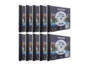 Ritek BD-RE XL Rewritable BDXL 100GB Triple Layers 2X White Inkjet Hub Printable Blank Disc (10 Packs) Ritek BD-RE XL Rewritable BDXL 100GB Triple Layers 2X White Inkjet Hub Printable Blank Disc (10 Packs)
