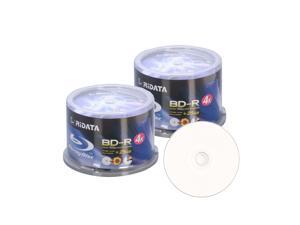 Ridata 4X BD-R BDR 25GB Single Layer Blue Blu-ray White Inkjet Hub Printable Recordable Blank Media Disc with Spindle Packing (100 Pack) Ridata 4X BD-R BDR 25GB Single Layer Blue Blu-ray White Inkjet Hub Printable Recordable Blank Media Disc with Spindle Packing (100 Pack)