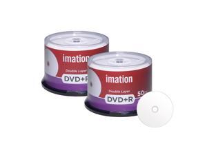 Imation DVD+R DL Dual Layer 8X 8.5GB DVD Plus R Double Layer White Inkjet Hub Printable Blank Media Data Movie Game Recordable Disc (100 Pack) Imation DVD+R DL Dual Layer 8X 8.5GB DVD Plus R Double Layer White Inkjet Hub Printable Blank Media Data Movie Game Recordable Disc (100 Pack)