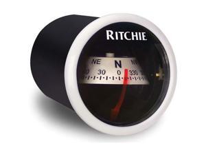 Ritchie X-21WW Compass - Dash Mount - White/Black Ritchie X-21WW Compass - Dash Mount - White/Black