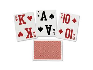 Elite Low Vision Playing Cards-Red-Single Deck Elite Low Vision Playing Cards-Red-Single Deck