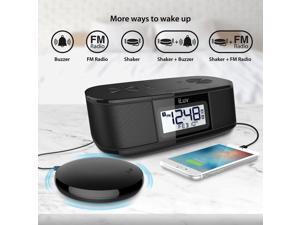 TimeShaker Super Black BT Enabled FM Stereo Clock Radio TimeShaker Super Black BT Enabled FM Stereo Clock Radio
