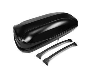 For 2014 to 2018 Acura MDX Pair Aluminum Roof Rail Corss Bar+Top Waterproof Cargo Box Luggage Carrier w/Lock+Keys 15 16 17 (Black) For 2014 to 2018 Acura MDX Pair Aluminum Roof Rail Corss Bar+Top Waterproof Cargo Box Luggage Carrier w/Lock+Keys 15 16 17 (Black)