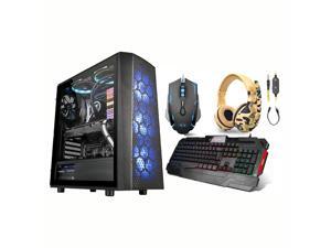 PRC Gamer Supreme Liquid Cool Gaming Desktop PC AMD Ryzen 7 3700x 8Core 36GHz 16GB DDR43000 RGB RAM NVIDIA GeForce RTX 2070 8GB GDDR6 1200Mbps WiFi 512GB NVMe SSD W10P