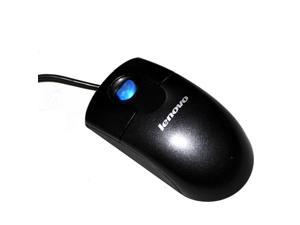 Lenovo Blue Illuminating Wired USB 3 Button Black Optical Scroll Mouse MO09BO 41U3019 41U3018