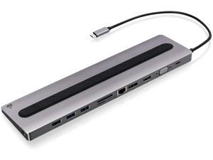IOGEAR Dock Pro 100 USB-C 4K Ultra-Slim Station (GUD3C02B)