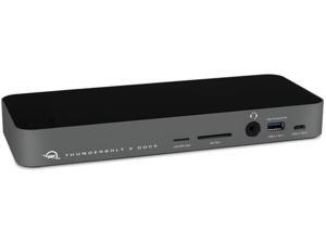 OWC 14-Port Thunderbolt 3 Dock with Cable, Compatible with Windows PC and Mac, Space Gray, (OWCTB3DK14PSG) OWC 14-Port Thunderbolt 3 Dock with Cable, Compatible with Windows PC and Mac, Space Gray, (OWCTB3DK14PSG)