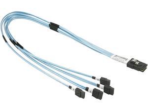 Supermicro 50cm IPASS to 4-SATA Cross-Over Cable (CBL-0116L) Supermicro 50cm IPASS to 4-SATA Cross-Over Cable (CBL-0116L)
