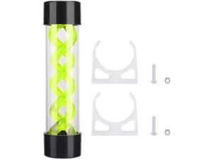 Yoidesu Water Cooling Tank Reservoir G1/4 Threaded T Virus Cylindrical Cooler Tank for Computer Water Cooling System, 200mm,Red/Green/Blue (Green) Yoidesu Water Cooling Tank Reservoir G1/4 Threaded T Virus Cylindrical Cooler Tank for Computer Water Cooling System, 200mm,Red/Green/Blue (Green)