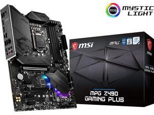 MSI MPG Z490 Gaming Plus Gaming Motherboard (ATX, 10th Gen Intel Core, LGA 1200 Socket, DDR4, CF, Dual M.2 Slots, USB 3.2 Gen 2, 2.5G LAN, DP/HDMI, Mystic Light RGB) MSI MPG Z490 Gaming Plus Gaming Motherboard (ATX, 10th Gen Intel Core, LGA 1200 Socket, DDR4, CF, Dual M.2 Slots, USB 3.2 Gen 2, 2.5G LAN, DP/HDMI, Mystic Light RGB)