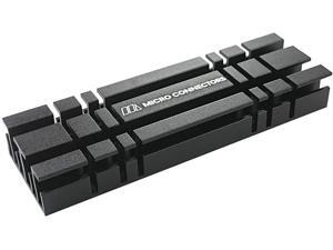 MICRO CONNECTORS M.2 2280 SSD Heat Sink Kit Cooling Black (NGFFM2-HS803-BK) MICRO CONNECTORS M.2 2280 SSD Heat Sink Kit Cooling Black (NGFFM2-HS803-BK)