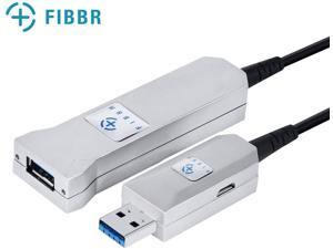 FIBBR USB 3.0 Cable A-Male to A-Female Active Extension Cable Cord,High Speed 5Gbps USB 3.0 Fiber Optical Cable,164ft FIBBR USB 3.0 Cable A-Male to A-Female Active Extension Cable Cord,High Speed 5Gbps USB 3.0 Fiber Optical Cable,164ft