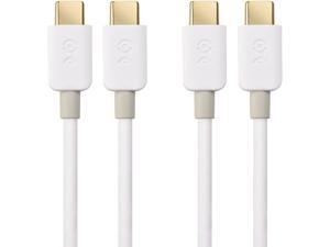 2-Pack Slim Series Short USB C to USB C Cable with 60W Fast Charging in White 6 Inches for Samsung Galaxy S20 S20+ S20 Ultra Note 10 Note 10+ LG G8 V50 Google Pixel 4 and More 2-Pack Slim Series Short USB C to USB C Cable with 60W Fast Charging in White 6 Inches for Samsung Galaxy S20 S20+ S20 Ultra Note 10 Note 10+ LG G8 V50 Google Pixel 4 and More