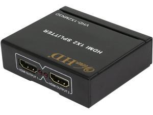 ViewHD 2 Port 1x2 Powered HDMI Mini Splitter for 1080P & 3D | Model: VHD-1X2MN3D