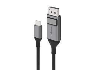 ALOGIC USB-C (Male) to DisplayPort (Male) Cable – Ultra Series – 4K @60Hz – Space Grey – 1m; Compatible with Windows/Mac/Chromebooks with DisplayPort Pass-Through ALOGIC USB-C (Male) to DisplayPort (Male) Cable – Ultra Series – 4K @60Hz – Space Grey – 1m; Compatible with Windows/Mac/Chromebooks with DisplayPort Pass-Through