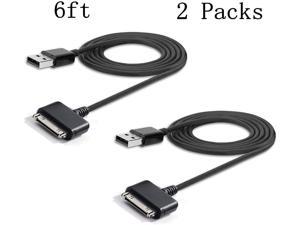 50 Pack for Barnes & Noble Nook Nook Color HD HD+ Simple Touch Nook Tablet 7 10.1 Harper Grove Micro USB Cable 6FT USB A 2.0 to Micro USB Charger and Sync Cable 