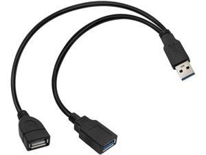 USB 3.0 Splitter Cable USB3.0 Male to USB 2.0 Female & USB3.0 Female Y Splitter Charger Cable 1 Male to 2 Female Power Cord Extension Hub Adapter for Car/Laptop/LED EtcNavy USB 3.0 Splitter Cable USB3.0 Male to USB 2.0 Female & USB3.0 Female Y Splitter Charger Cable 1 Male to 2 Female Power Cord Extension Hub Adapter for Car/Laptop/LED EtcNavy