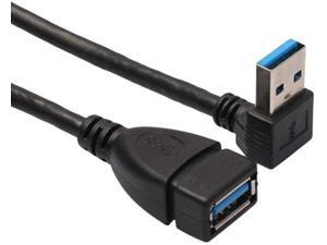 Right up Down - Computer Cables 90 Degree Right Angle USB Male to Female Connector Redirectional Adapter Left Cable Length: 20 USB, Color: UP