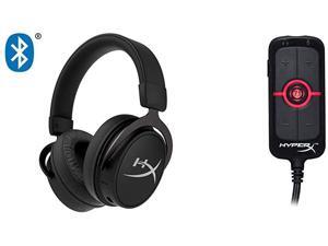 HyperX Cloud Mix Wired Gaming Headset + Bluetooth - Lightweight - Multi Platform Compatible - Black & Amp USB Sound Card - Virtual 7.1 Surround Sound - Works with PC/PS4 (HX-USCCAMSS-BK) HyperX Cloud Mix Wired Gaming Headset + Bluetooth - Lightweight - Multi Platform Compatible - Black & Amp USB Sound Card - Virtual 7.1 Surround Sound - Works with PC/PS4 (HX-USCCAMSS-BK)