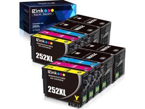 E-Z Ink (TM) Ink Cartridge Replacement for Epson 252XL 252 XL T252 T252XL120 to use with Workforce WF-7110 WF-7710 WF-7720 WF-3640 WF-3620(4 Black, 2 Cyan, 2 Magenta, 2 Yellow) 10 Pack E-Z Ink (TM) Ink Cartridge Replacement for Epson 252XL 252 XL T252 T252XL120 to use with Workforce WF-7110 WF-7710 WF-7720 WF-3640 WF-3620(4 Black, 2 Cyan, 2 Magenta, 2 Yellow) 10 Pack