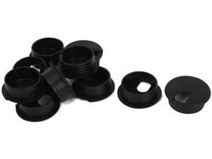 Houseuse Plastic Office Home Grommet Wire Hole Cable Cover, 32mm, 10 Piece, Black Office Computer Lap Desks Accessories Houseuse Plastic Office Home Grommet Wire Hole Cable Cover, 32mm, 10 Piece, Black Office Computer Lap Desks Accessories