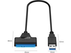 Allcecase Computer Connector Professional SATA to USB 3.0 Cable Adapter 2.5 inch SSD Hard Drive Expanding Connector Allcecase Computer Connector Professional SATA to USB 3.0 Cable Adapter 2.5 inch SSD Hard Drive Expanding Connector