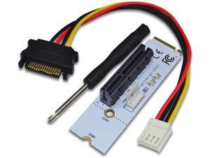 BGNing NGFF M2 to PCI-e 4X 1X Slot Riser Card M Key M.2 2260 2280 SSD Port to PCIE Adapter Converter Multiplier for BTC Miner Mining BGNing NGFF M2 to PCI-e 4X 1X Slot Riser Card M Key M.2 2260 2280 SSD Port to PCIE Adapter Converter Multiplier for BTC Miner Mining