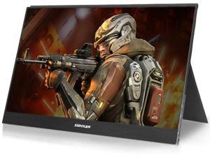 144HZ USB Gaming Portable Monitor 15.6" 1080P IPS HDR Type-C HDMI Monitor for Laptop PC PS4 Switch (Monitor+Case)