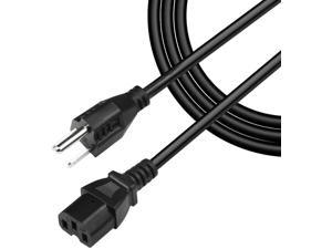 Panasonic Viera TV TC-P50C2 TC-P46C2 10FT Power Cord Compatible Dynex TV DX-32L150A11 DX-46L150A11 Samsung LG Plasma TV AC Wall Cable 3 Prong Replacement UL Listed