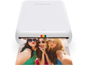 KIKBLW Portable Instant Mobile Photo Printer Mini Compact Pocket Size Easywireless Color Picture Printing for Apple iPhone Ipad Or Android Smartphone Camera,White