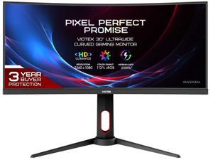 VIOTEK GNV30CBXA Advanced 30-Inch Curved 200Hz Gaming Monitor, 1080p Ultrawide 21:9, VA Panel w/ 112% sRGB, FreeSync & GSYNC-ready, HDMI 2.0 DP Audio Out VESA — 3 Years Zero Dead Pixels