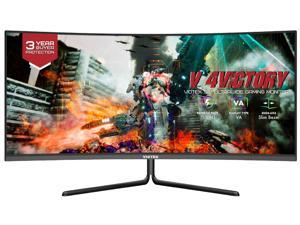 VIOTEK GNV34DB2 34-Inch Ultrawide Curved Gaming Monitor |  21:9 3440x1440p with 3,000,000:1 Dynamic Contrast | FreeSync FPS/RTS |1x DP, 3x HDMI with PIP/PBP | 3 Years Zero Dead Pixels
