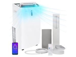 ROLLICOOL 14000 BTU 4in1 Portable Air Conditioner  Cools up to 700 sq ft  AlexaReady App Dehumidifier  Fan 24 Hour Timer w Sleep DualBand WiFi