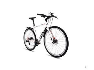 Livall O2 Alps 8Sp Smart Road Bike - WHITE - Bicycle Outdoor Sport Recreation Leisure