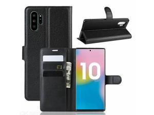 Leather Magnetic Credit Card Slot Case Wallet Case Flip Case Cover for Samsung Galaxy Note 10 Case