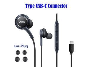 AKG Type C Earphone USB-C Earphone Stereo Headsets Headphones Earphones & Mic for Samsung S9 S10 S20 Note 8 9 10 Plus, Black AKG Type C Earphone USB-C Earphone Stereo Headsets Headphones Earphones & Mic for Samsung S9 S10 S20 Note 8 9 10 Plus, Black