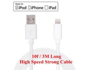 Extra Long 3m/10ft Lightning to USB Charge and Sync Data Cable for Apple iPhone 6s/6s Plus/6/6 Plus/5S/5C/5, iPad Mini 1/2/3, iPad4/Air/Air 2, White Extra Long 3m/10ft Lightning to USB Charge and Sync Data Cable for Apple iPhone 6s/6s Plus/6/6 Plus/5S/5C/5, iPad Mini 1/2/3, iPad4/Air/Air 2, White
