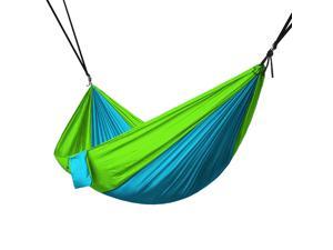 Camouflage Portable 2 Person Hammock Rope Hanging Swing Fabric Camping Bed 