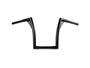 Krator 1.25" Black Handlebar with 14" Rise - Fat 1 1/4" Ape Hanger Bar For Harley Davidson Softail Fat Boy Sport Glide Street Bob Heritage Krator 1.25" Black Handlebar with 14" Rise - Fat 1 1/4" Ape Hanger Bar For Harley Davidson Softail Fat Boy Sport Glide Street Bob Heritage