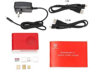 Raspberry Pi 4 case, with 32GB MicroSDHC Card, Card Reader, 5.1V3.0A USB-C Power supply, 3 Premium Heatsinks, 2 Micro HDMI to HDMI Cables, Quick Start Guide,Premium Case and Portable Box for Pi 4 4GB Raspberry Pi 4 case, with 32GB MicroSDHC Card, Card Reader, 5.1V3.0A USB-C Power supply, 3 Premium Heatsinks, 2 Micro HDMI to HDMI Cables, Quick Start Guide,Premium Case and Portable Box for Pi 4 4GB