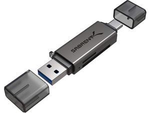 Sabrent USB 3.0 and USB Type-C OTG Card Reader Supports SD, SDHC, SDXC, MMC/MicroSD, T-Flash (CR-BCA2) Sabrent USB 3.0 and USB Type-C OTG Card Reader Supports SD, SDHC, SDXC, MMC/MicroSD, T-Flash (CR-BCA2)