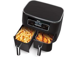 Ninja DZ100 Foodi® 4-in-1, 8-qt., 2-Basket Air Fryer with DualZone™ Technology (Black)