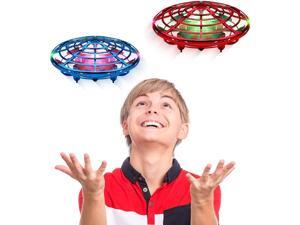 Force1 Scoot Duo Hand Operated Drone for Kids or Adults - 2pk Hands Free Motion Sensor Mini Drone, Easy Indoor Small UFO Toy Flying Ball Drone Toys for Boys and Girls (Red and Blue) Force1 Scoot Duo Hand Operated Drone for Kids or Adults - 2pk Hands Free Motion Sensor Mini Drone, Easy Indoor Small UFO Toy Flying Ball Drone Toys for Boys and Girls (Red and Blue)