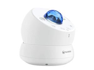 VANKYO Star Projector Light, Galaxy Smart Night Light Projector with APP & Voice Control, for Party, Baby Kids Bedroom(White)
