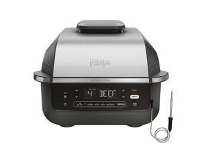 Ninja EG351A Foodi Smart 5in1 Indoor Grill  Air Fryer with Built in ThermometerSilver New