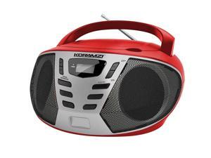 Portable CD Boombox with AM/FM Radio, Top Loading CD Player, Telescopic Antenna, LCD Display for Indoor & Outdoor, Offices, Home, Restaurants, Picnics, School , Camping KORAMZI CD55-BKS Portable CD Boombox with AM/FM Radio, Top Loading CD Player, Telescopic Antenna, LCD Display for Indoor & Outdoor, Offices, Home, Restaurants, Picnics, School , Camping KORAMZI CD55-BKS