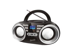 Supersonic MP3/CD Player FM Radio Portable Stereo Boombox (Black) SC506 Supersonic MP3/CD Player FM Radio Portable Stereo Boombox (Black) SC506